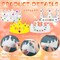 35 Pcs White Paper Crowns Set Princess Fairy Wands Kit DIY Birthday Party Crowns for Kids